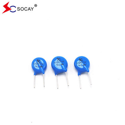 07D série MOV Varistor d'oxyde de métal 07D820K / 07D820KJ Ф7mm 82V Voltage 1200A