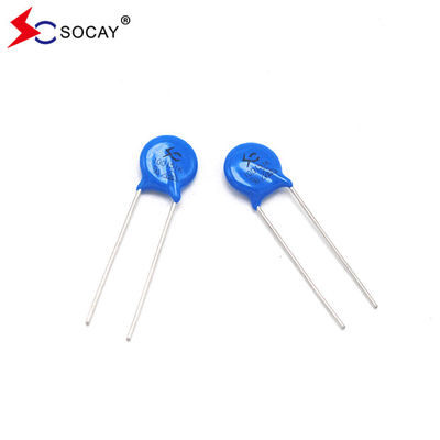 10D série Varistor d'oxyde métallique 10D820K / 10D820KJ Ф10mm 135VC Puissance nominale 0,4W
