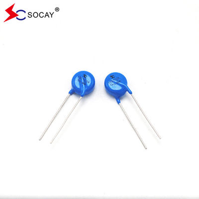 10D série Varistor d'oxyde métallique 10D820K / 10D820KJ Ф10mm 135VC Puissance nominale 0,4W