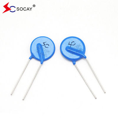 VDE Varistor 820V Oxyde de zinc Résistant métallique dépendant de la tension VDR 25D821K 821k D25