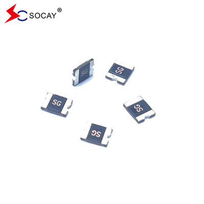 PPTC SMD Fuse à retenue réinitialisable Courant 0,5A Voltage nominal 16Vmax 0,6W Puissance typique