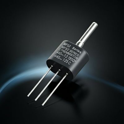 Thermistore NTC de la série MF52 conforme à la réglementation RoHS et à une température de fonctionnement de -40 à 125 °C