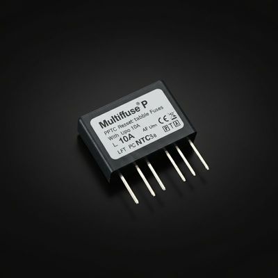 Fuseau PPTC réinitialisable multifuse avec des capacités de démarrage allant jusqu'à 10 A